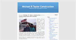 Desktop Screenshot of michaelrtaylor.com